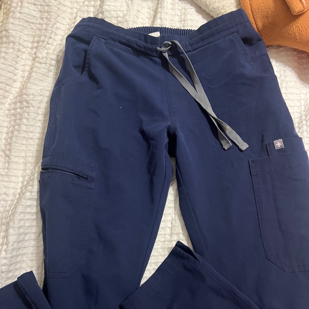 Figs Navy Scrub Bottoms